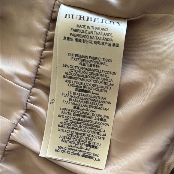 Burberry Brit Oregano Bethersden Cotton Jacket - Picture 9 of 9
